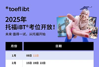 2025年托福考試時(shí)間表及備考計(jì)劃建議