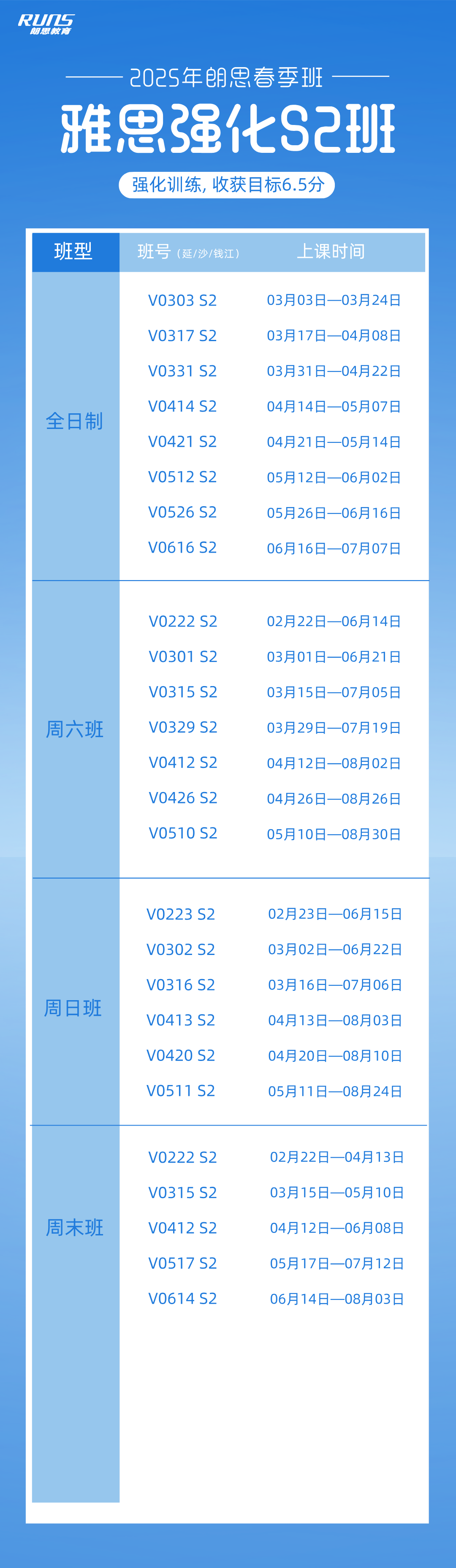 1 朗思教育2025年春季班課程安排表，約免費試聽課！6.png
