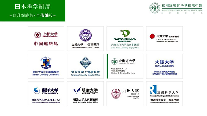 杭州綠城育華學校2025年中日班招生簡章