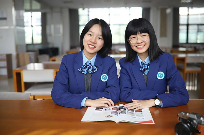 杭師大附中國際部學生學習